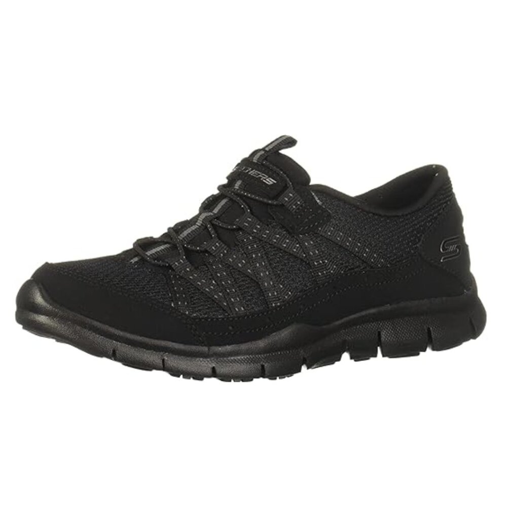Skechers Gratis Women's Black Slip On Sneaker US 9 Medium